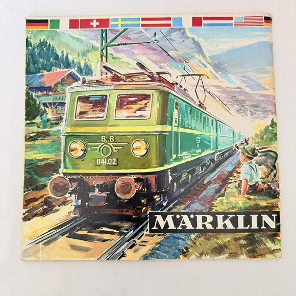 Marklin Other - Vintage Marklin 1961/62 D DM Catalog Santa Fe Train English Language Color